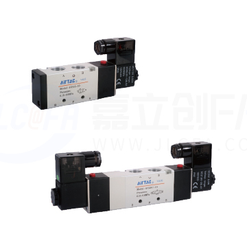 亚德客(AIRTAC) 电磁阀 先导式 五口二位、五口三位 4V400系列