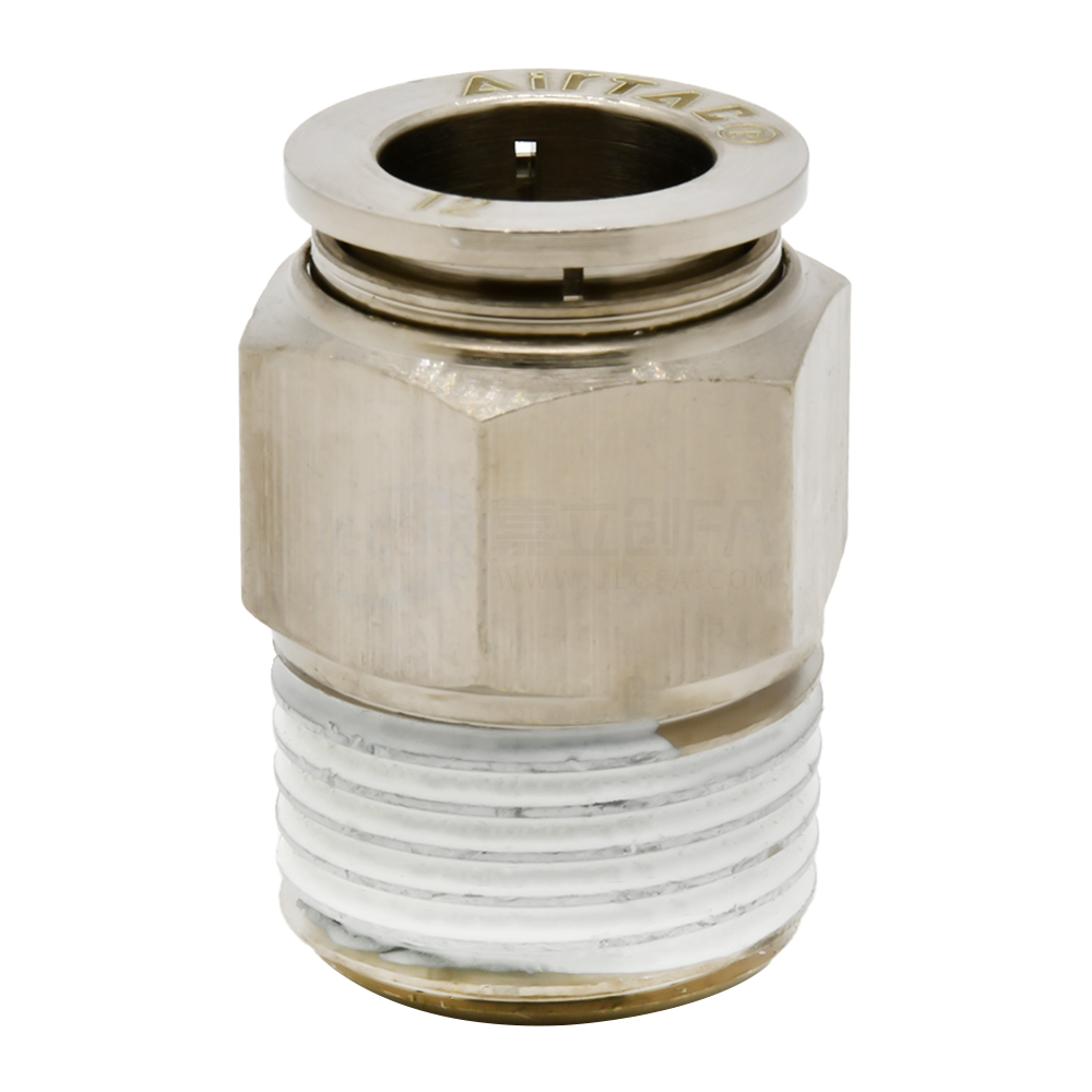 亚德客(AIRTAC) 全金属接头  插管-外螺纹  外六角直通