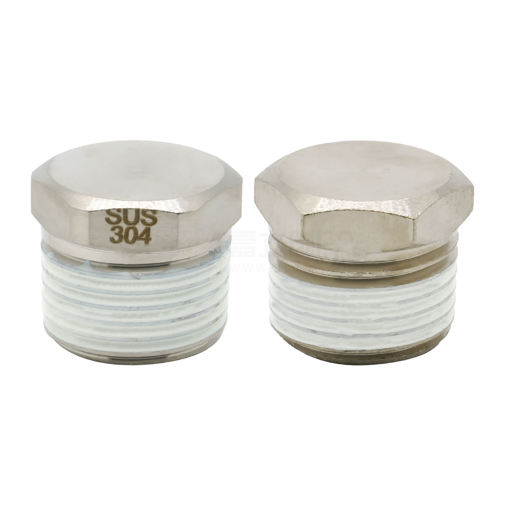 亚德客(AIRTAC) 全金属/不锈钢接头  螺纹-螺纹  外六角堵头