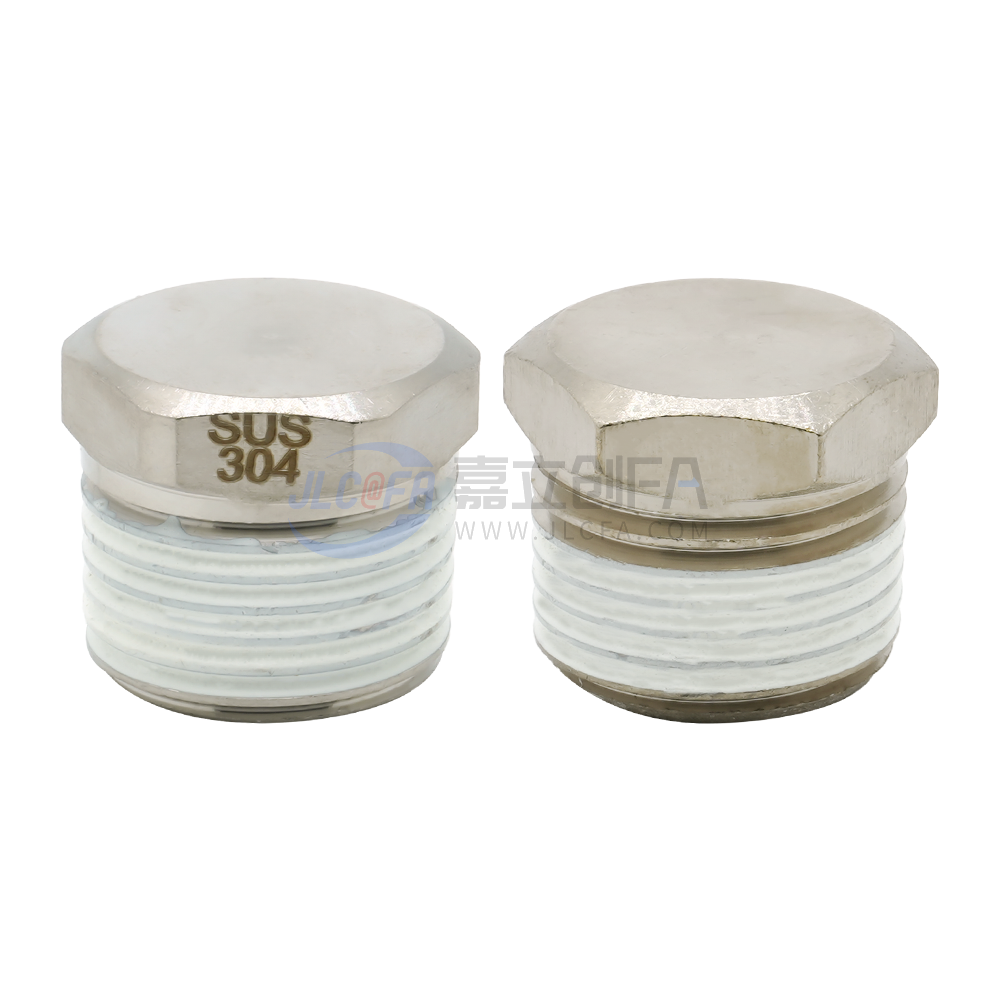 亚德客(AIRTAC) 全金属/不锈钢接头  螺纹-螺纹  外六角堵头