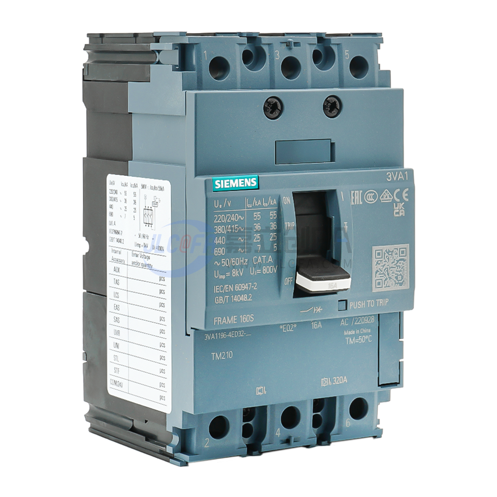 西门子(SIEMENS) 塑壳断路器 3VA 3P 3VA11404ED320AA0 西门子(SIEMENS) 塑壳断路器 3VA 3P 3VA11404ED320AA0