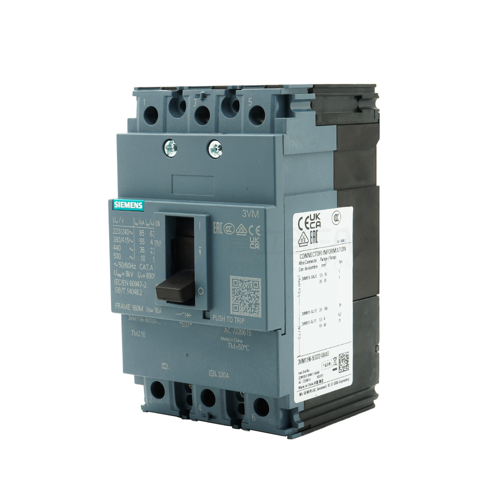 西门子(SIEMENS) 塑壳断路器 3VM1 3P