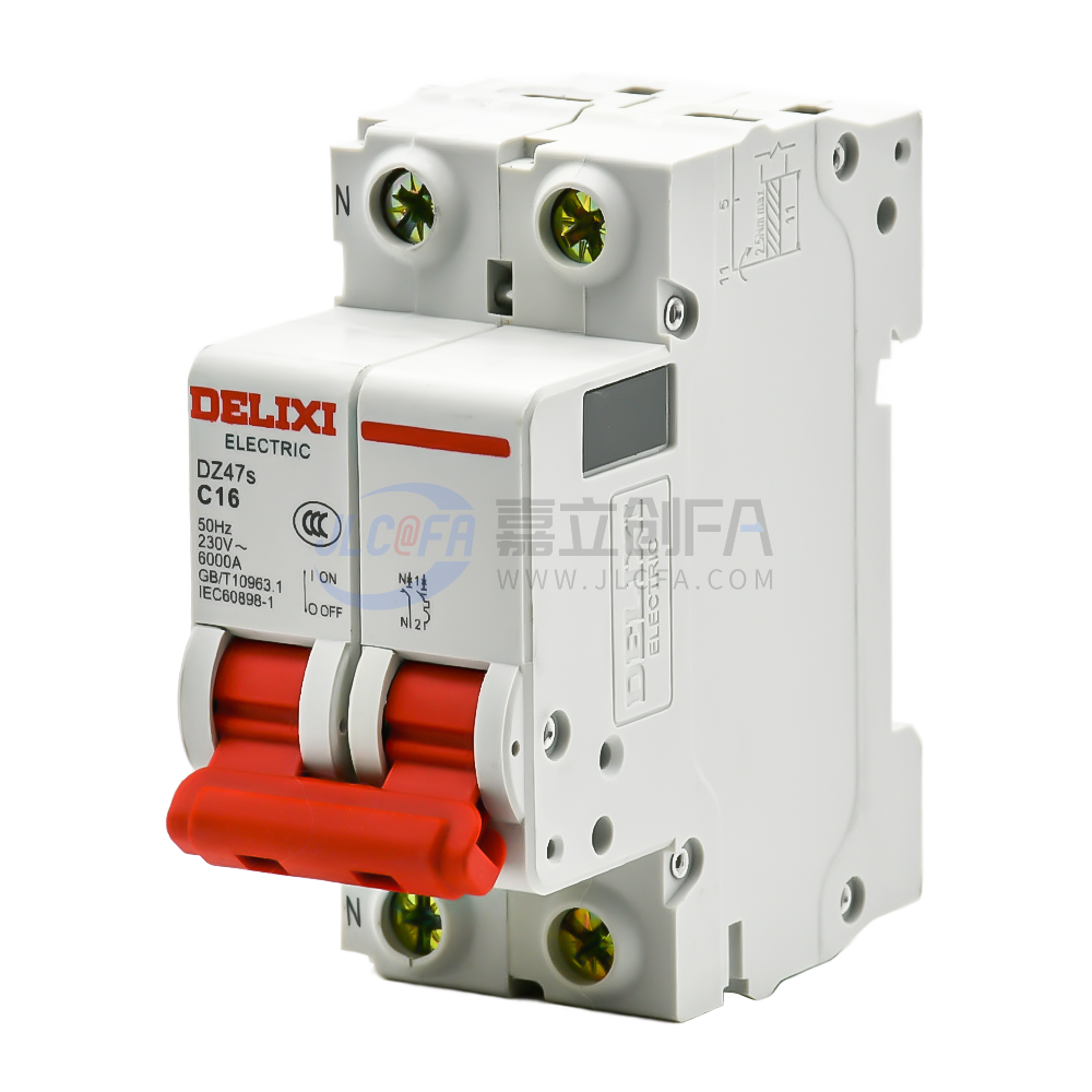 德力西(DELIXI) 小型断路器 DZ47s 1P+N DZ47SN5D63