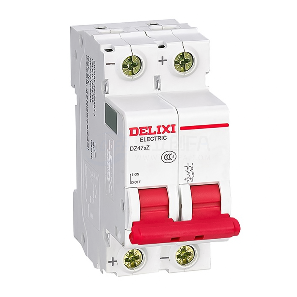 德力西(DELIXI) 小型断路器 DZ47sZ直流 2P DZ47SZ2C63