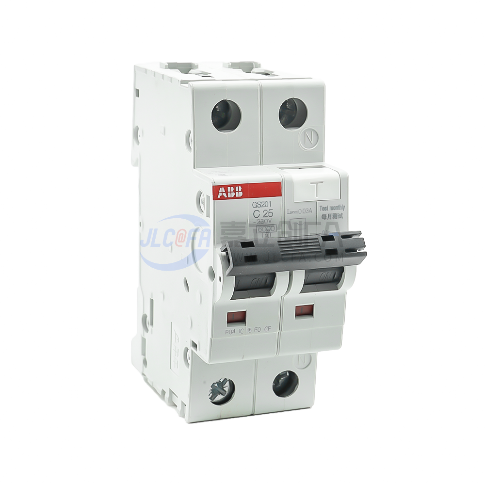 ABB 小型漏电保护断路器 GS201电子式 1P+N