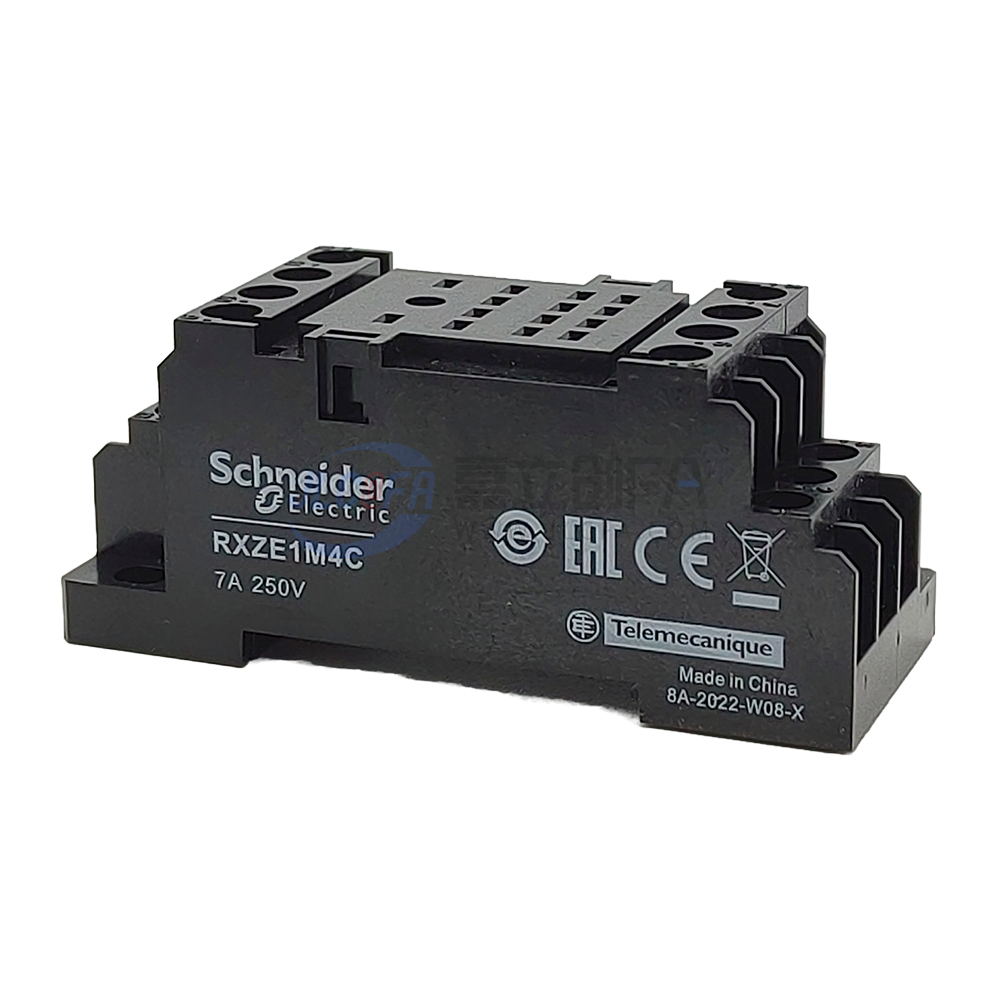 施耐德(Schneider) 继电器底座 小电流型RXM2L专用
