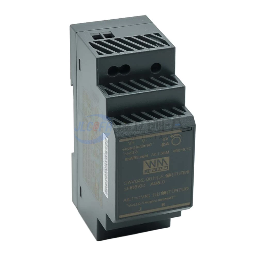 明纬(MEAN WELL) 开关电源 HDR 导轨式安装 30W 单组输出 HDR-30-24-嘉立创FA商城