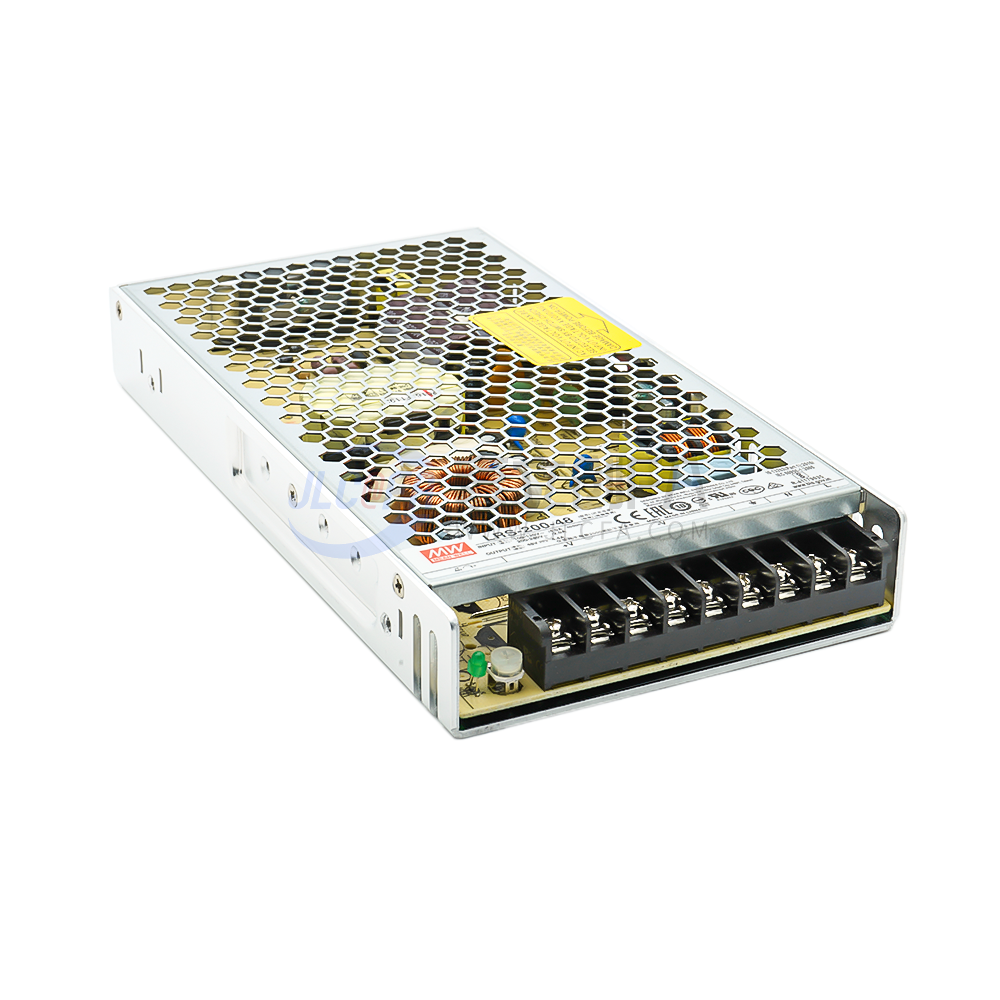 明纬(MEAN WELL) 开关电源 LRS 平板式安装 200W 单组输出 LRS-200-24