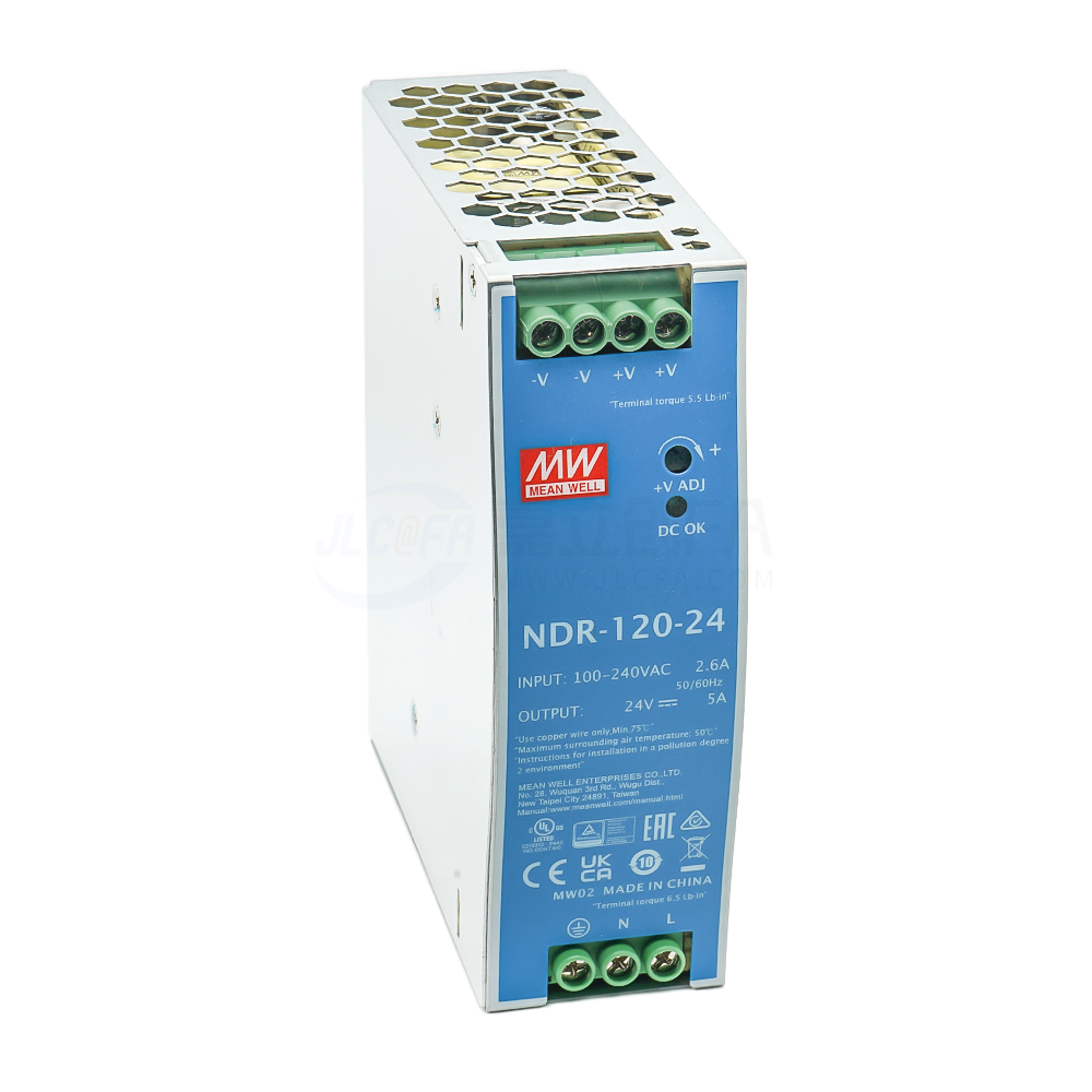 明纬(MEAN WELL) 开关电源 NDR 导轨式安装 120W 单组输出