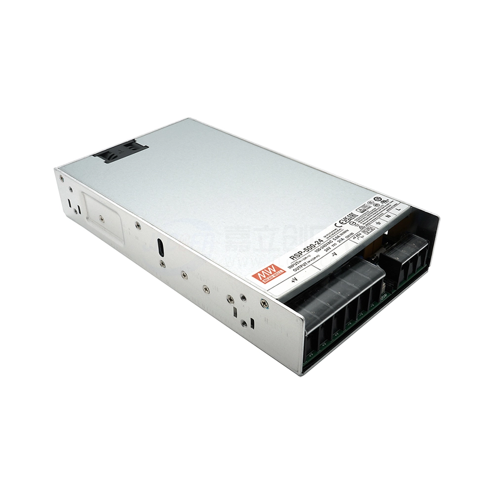 明纬(MEAN WELL) 开关电源 RSP系列 平板式安装 带PFC功能薄型 1500W 单组输出 RSP-1500-24