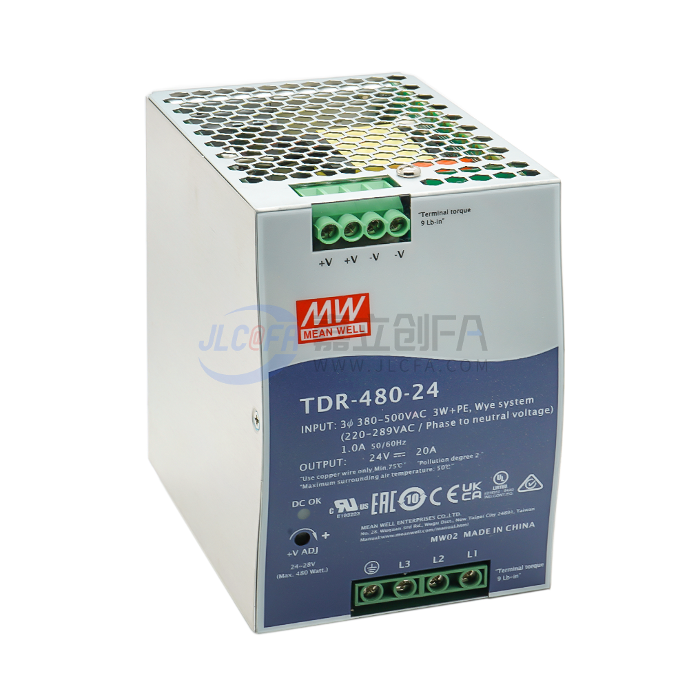 明纬(MEAN WELL) 开关电源 TDR 导轨式安装 480W 单组输出