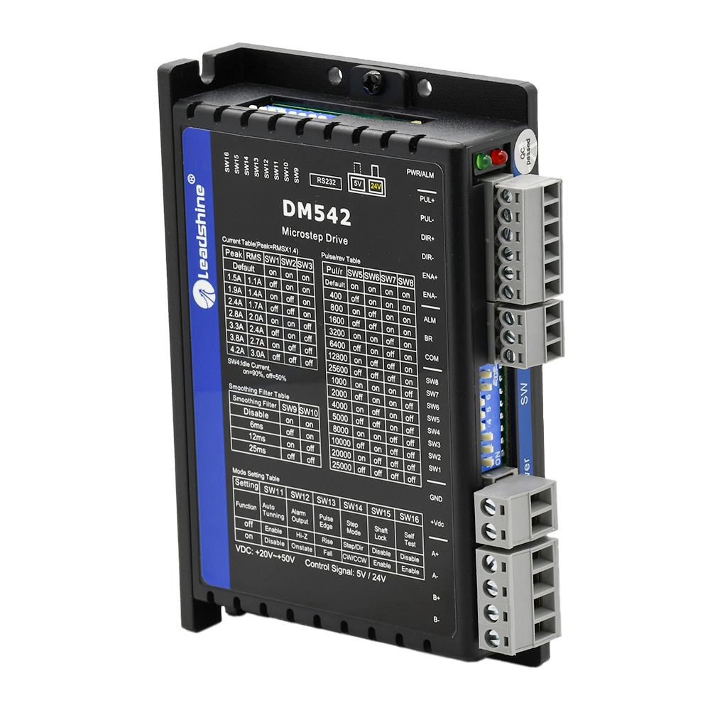 雷赛智能(LEADSHINE) 两相 四线 开环控制 1.8°步进驱动器 DM542
