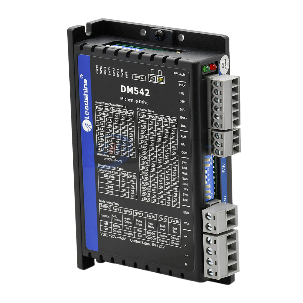 雷赛智能(LEADSHINE) 两相 四线 开环控制 1.8°步进驱动器 DM542